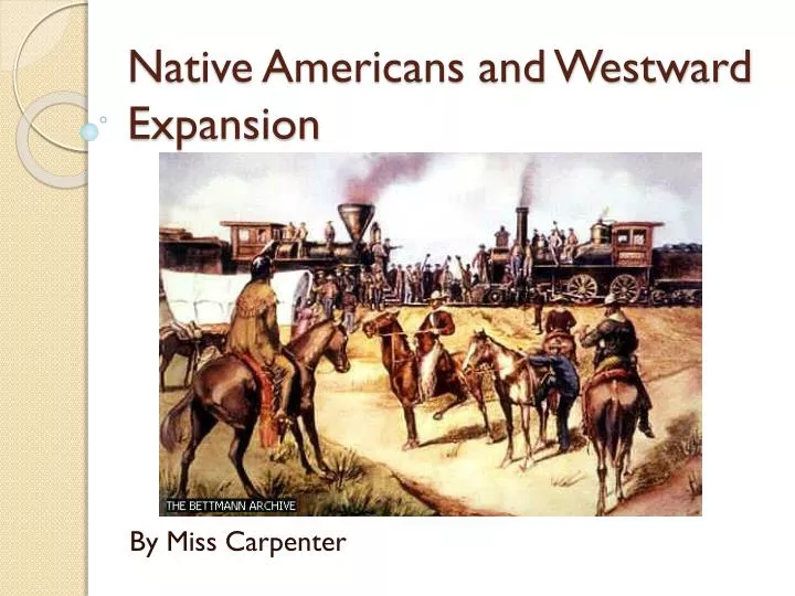 native americans and westward expansion