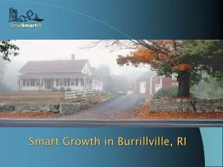 Smart Growth in Burrillville, RI