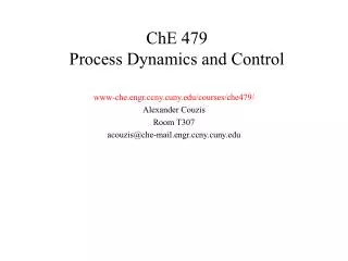 che 479 process dynamics and control
