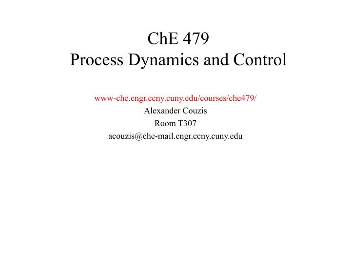 che 479 process dynamics and control