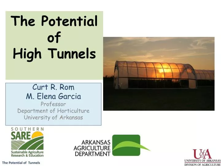 the potential of high tunnels