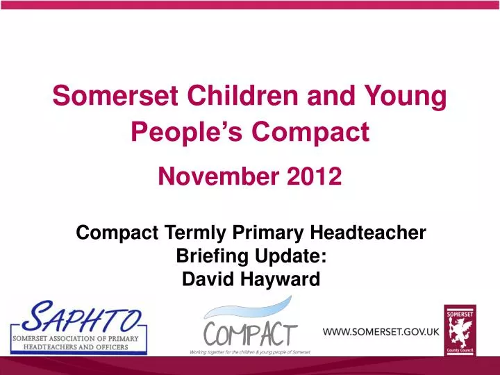 somerset children and young people s compact november 2012