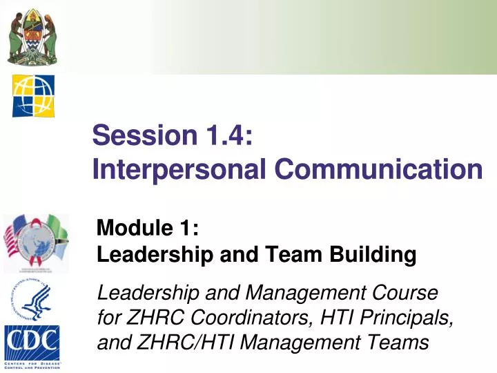 session 1 4 interpersonal communication