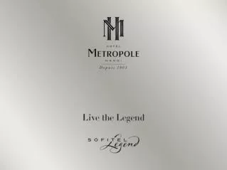 Welcome to Sofitel Legend Metropole Hanoi