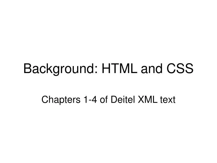 background html and css