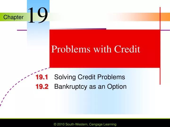 problems with credit