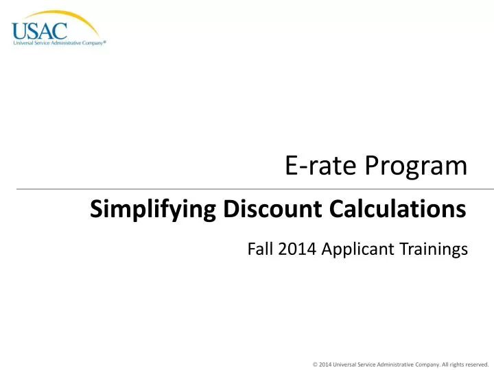 simplifying discount calculations