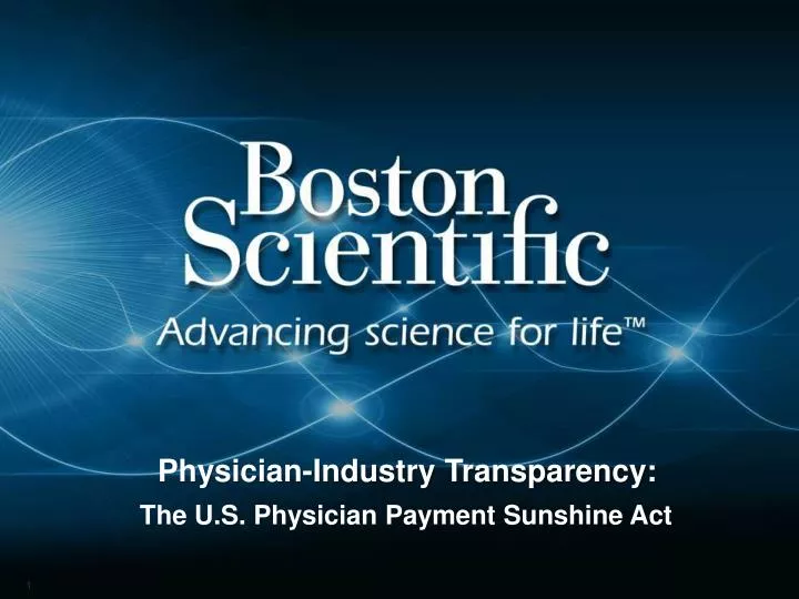 physician industry transparency