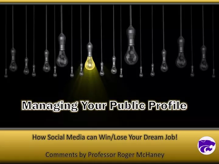 managing your public profile