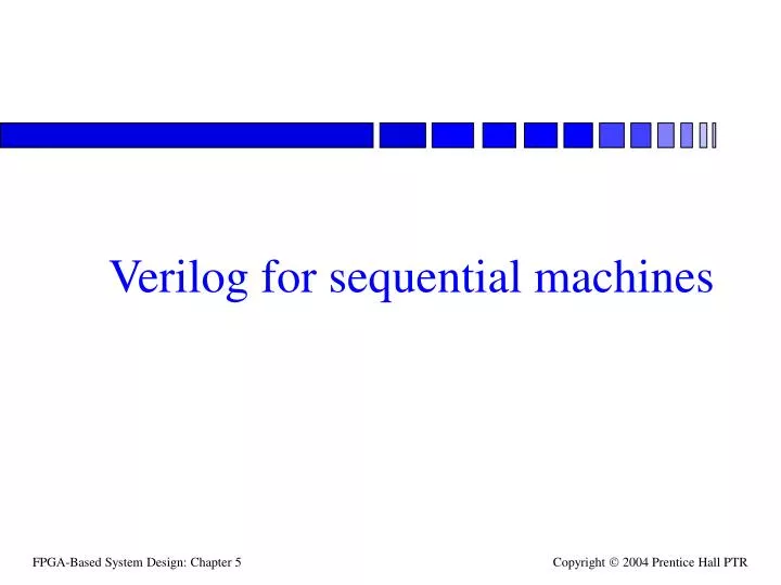verilog for sequential machines