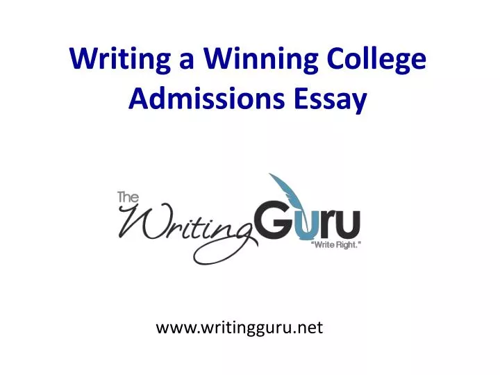 writing a winning college admissions essay