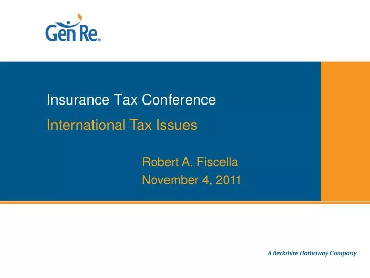 insurance tax conference