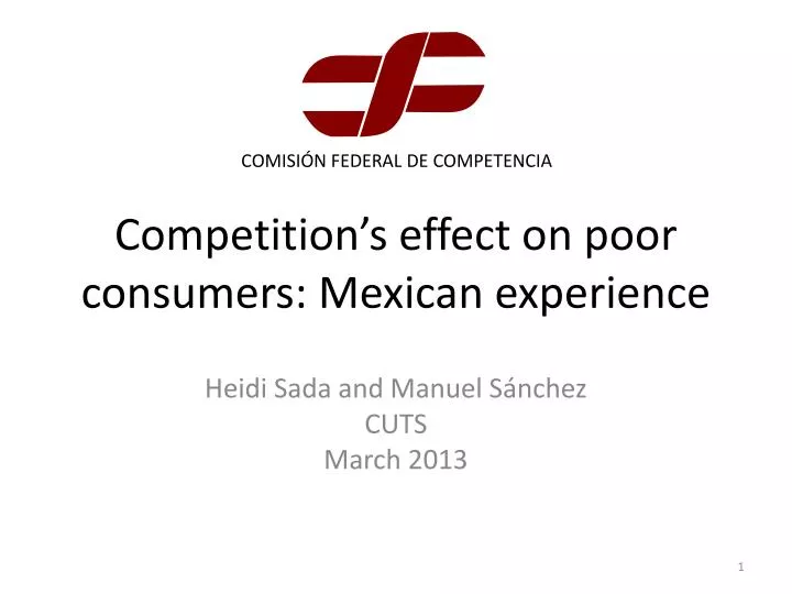 competition s effect on poor consumers mexican experience