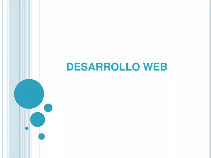 desarrollo web