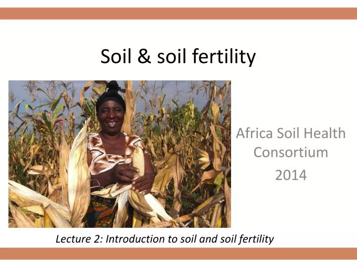 soil soil fertility