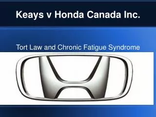 Keays v Honda Canada Inc.