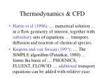 Thermodynamics &amp; CFD - slide 1