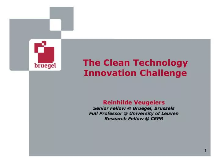 the clean technology innovation challenge