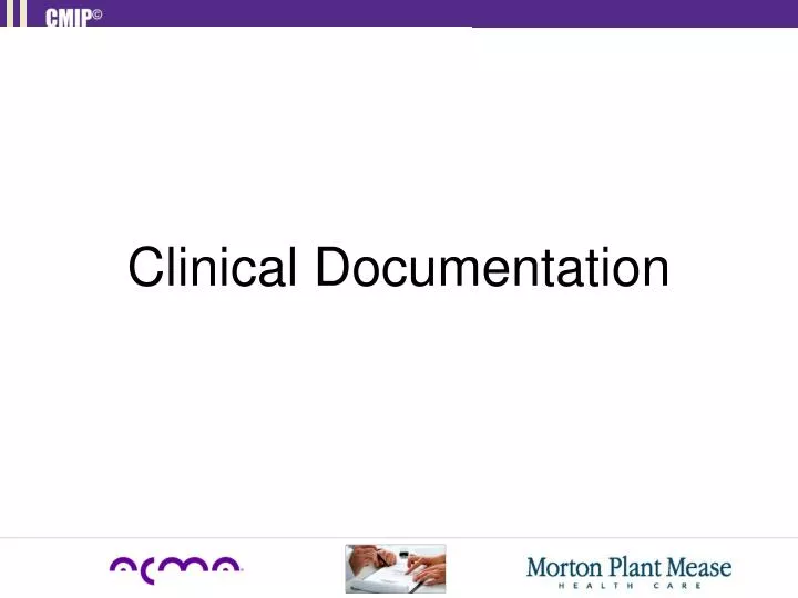 clinical documentation
