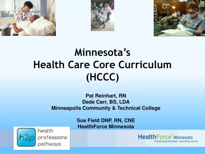 minnesota s health care core curriculum hccc