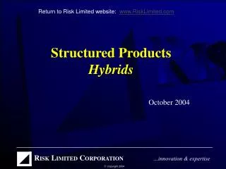 Structured Products Hybrids