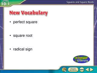 Vocabulary