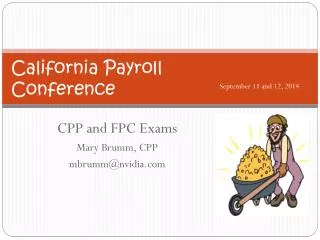 California Payroll Conference