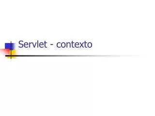 servlet contexto