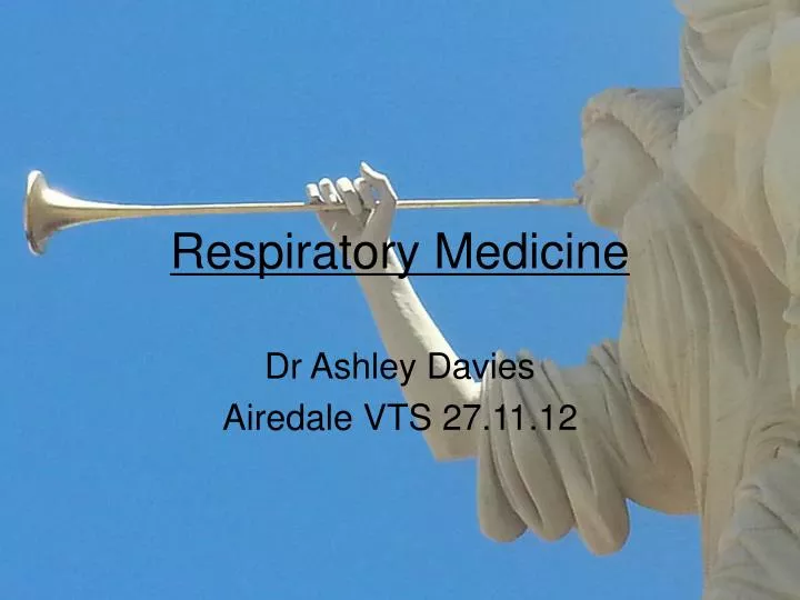 respiratory medicine