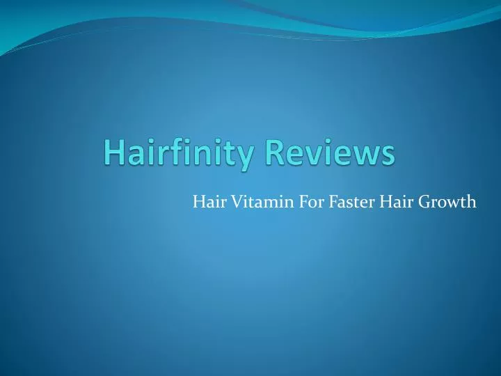 hairfinity reviews