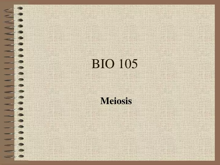 bio 105