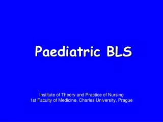Paediatric BLS