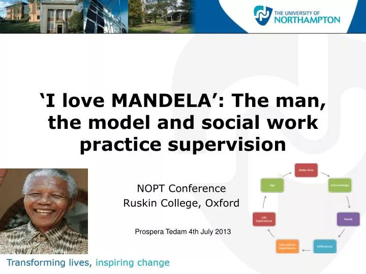 i love mandela the man the model and social work practice supervision