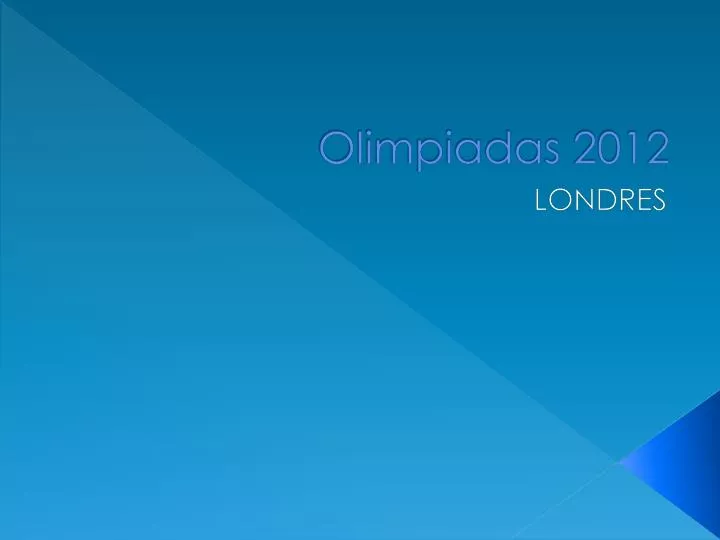 olimpiadas 2012