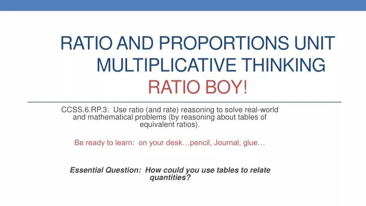 ratio and proportions unit multiplicative thinking ratio boy
