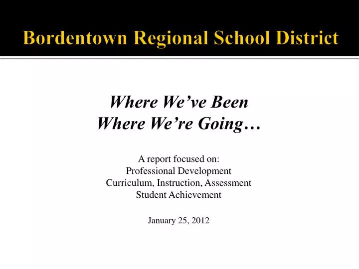 bordentown regional school district