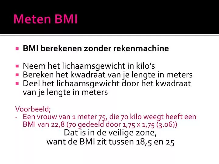 meten bmi