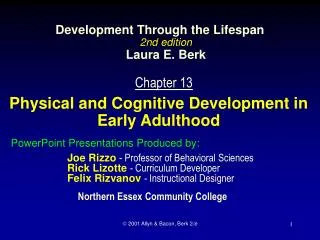 Development Through the Lifespan 2nd edition Laura E. Berk