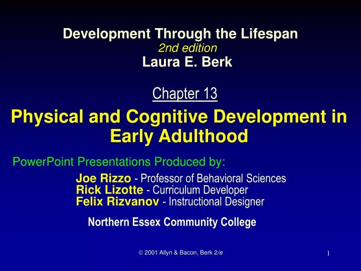 development through the lifespan 2nd edition laura e berk