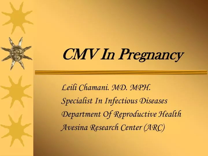 cmv in pregnancy