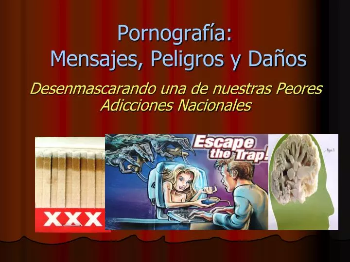 pornograf a mensajes peligros y da os