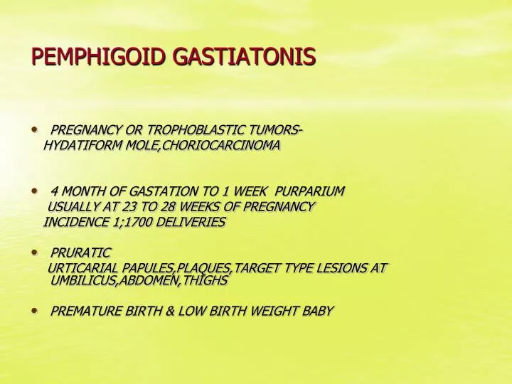 pemphigoid gastiatonis