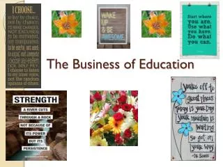 The Business of Education