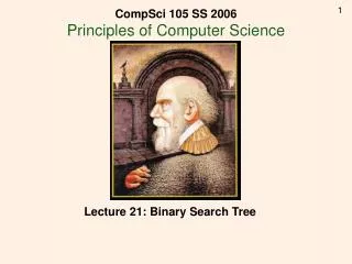Lecture 21: Binary Search Tree