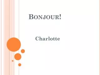 bonjour