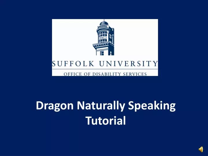 dragon naturally speaking tutorial
