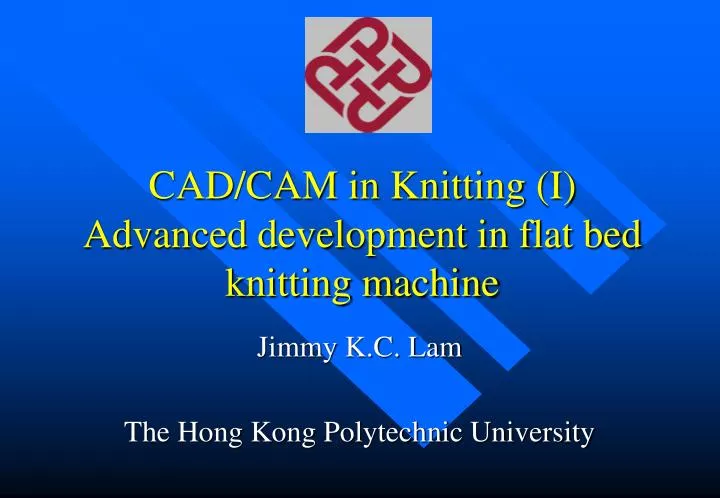 cad cam in knitting i advanced development in flat bed knitting machine