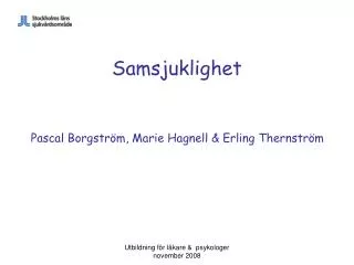 samsjuklighet