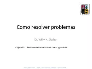 como resolver problemas