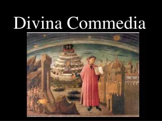 divina commedia